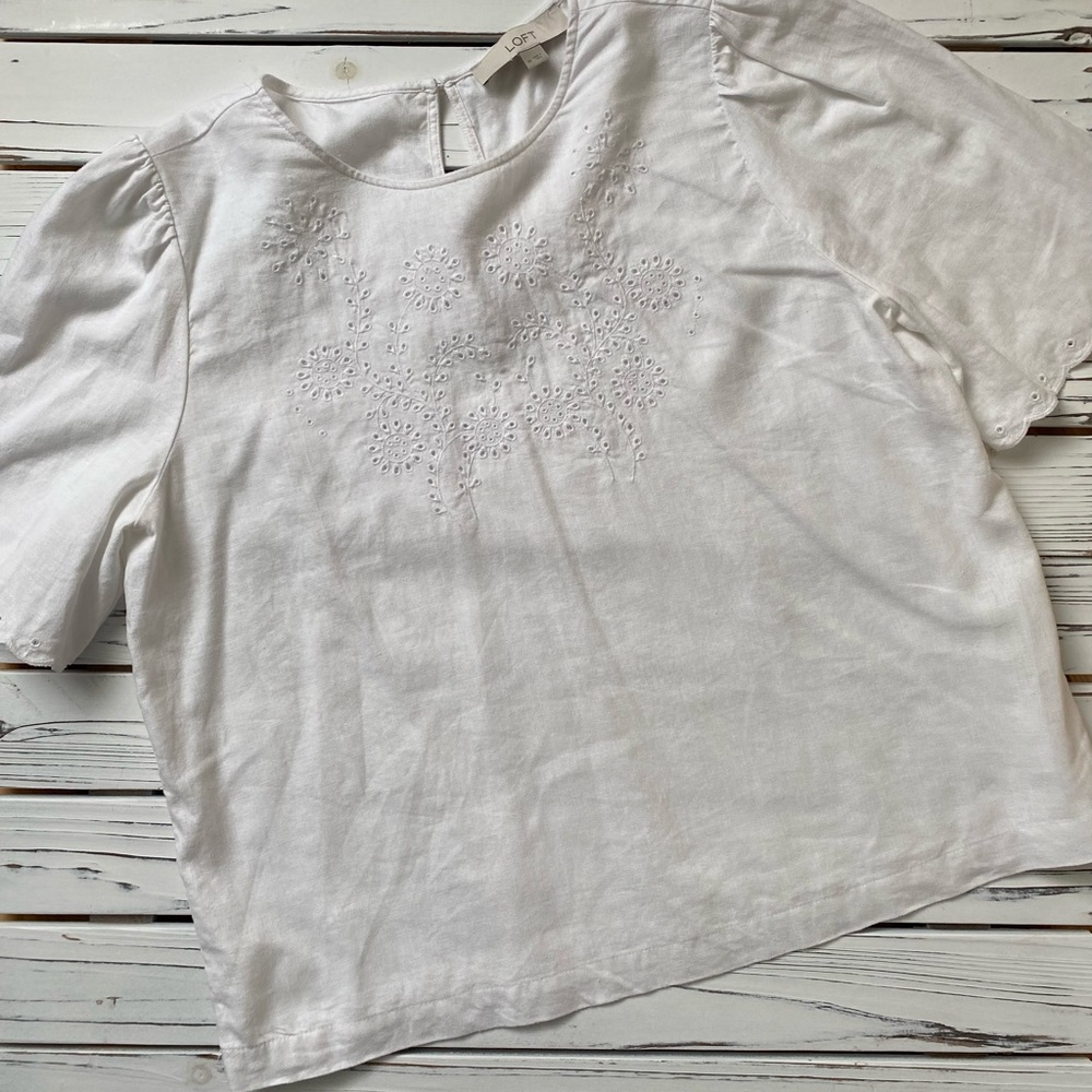 Loft Eyelet Blouse
